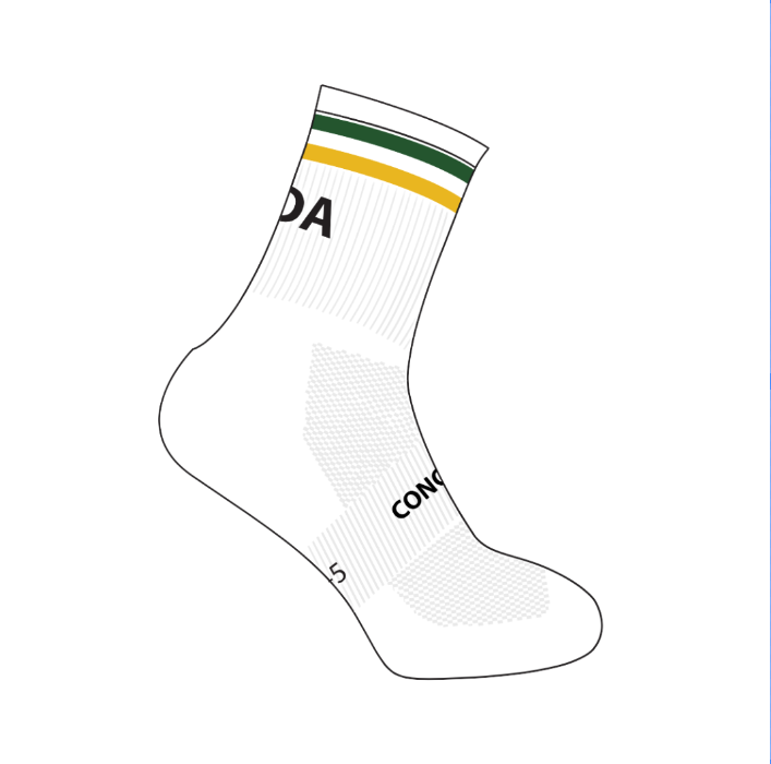 YDA Rugby Academy Crew Socks (White)