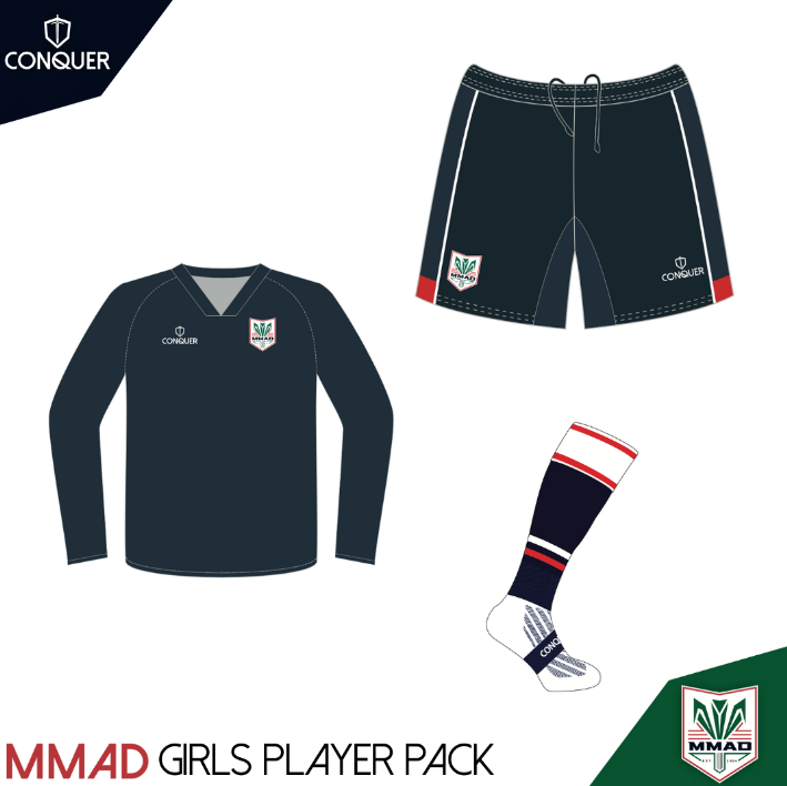 MMAD Girls Player Pack (Kids Sizing)