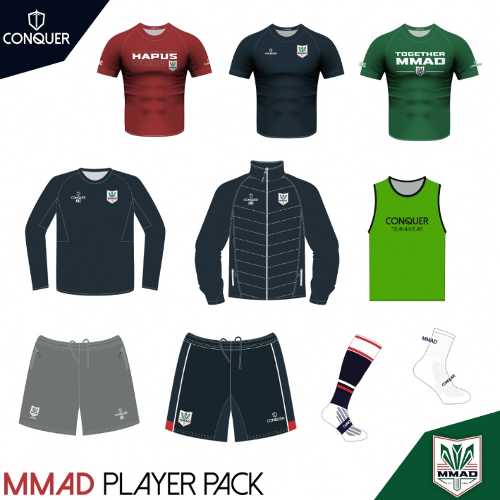 MMAD U15s Player Pack (Adults Sizing)