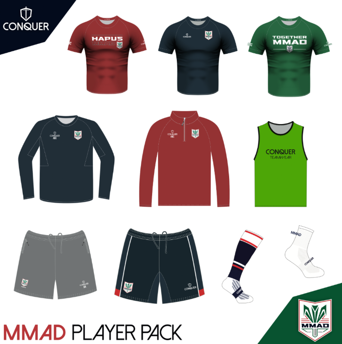 MMAD U11s Player Pack (Adults Sizing)