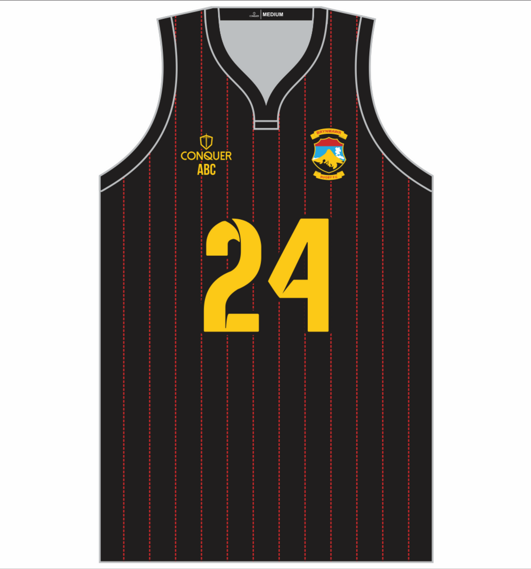 Brynmawr RFC Sublimated Basketball Vest Kids