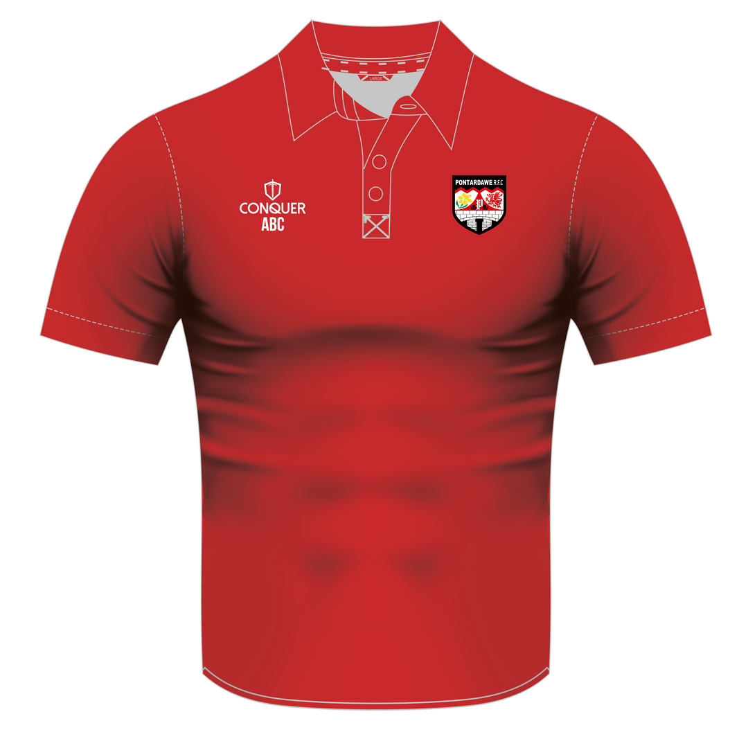 Pontardawe RFC Senior Cotton Polo Shirt