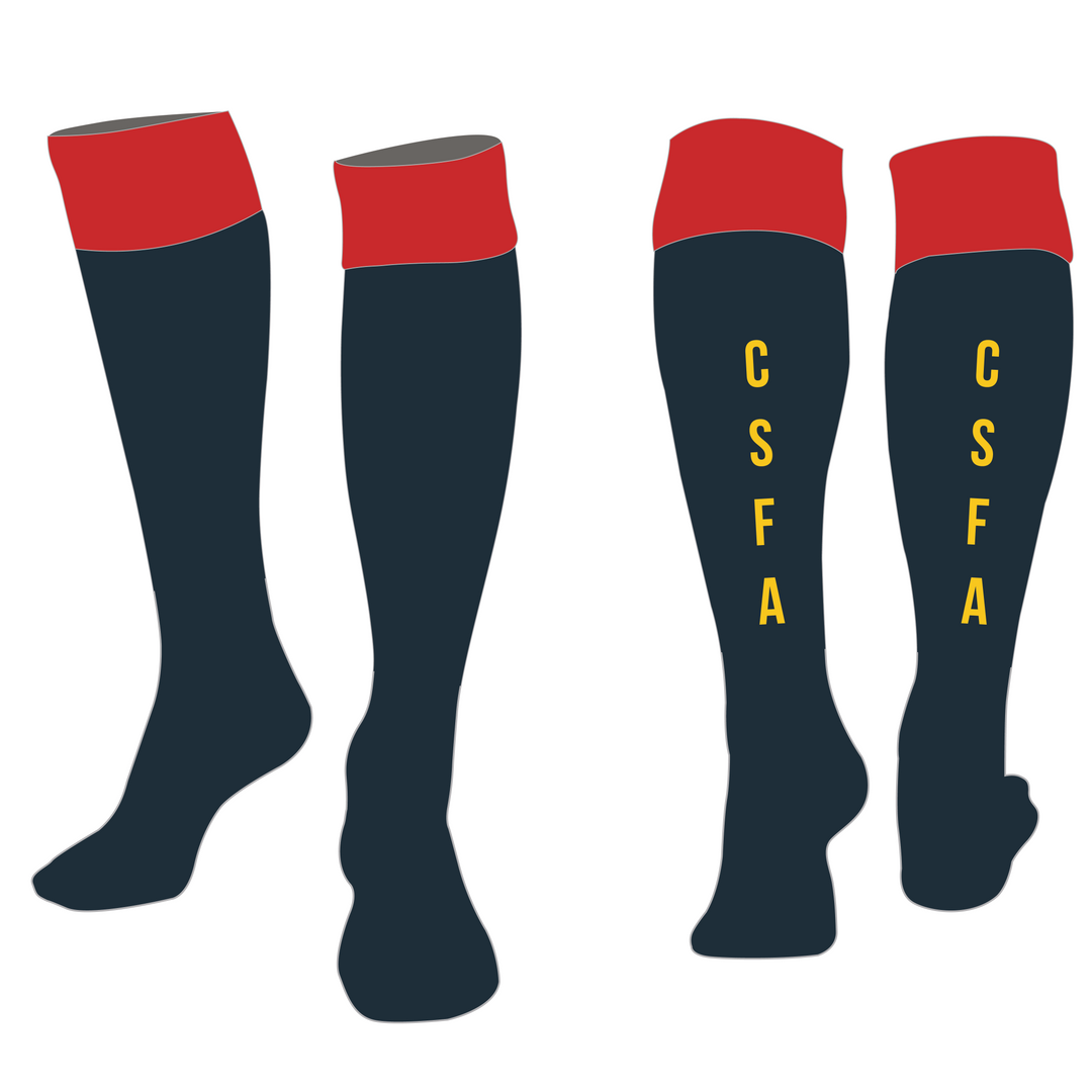 CSFA Girls Rugby Socks