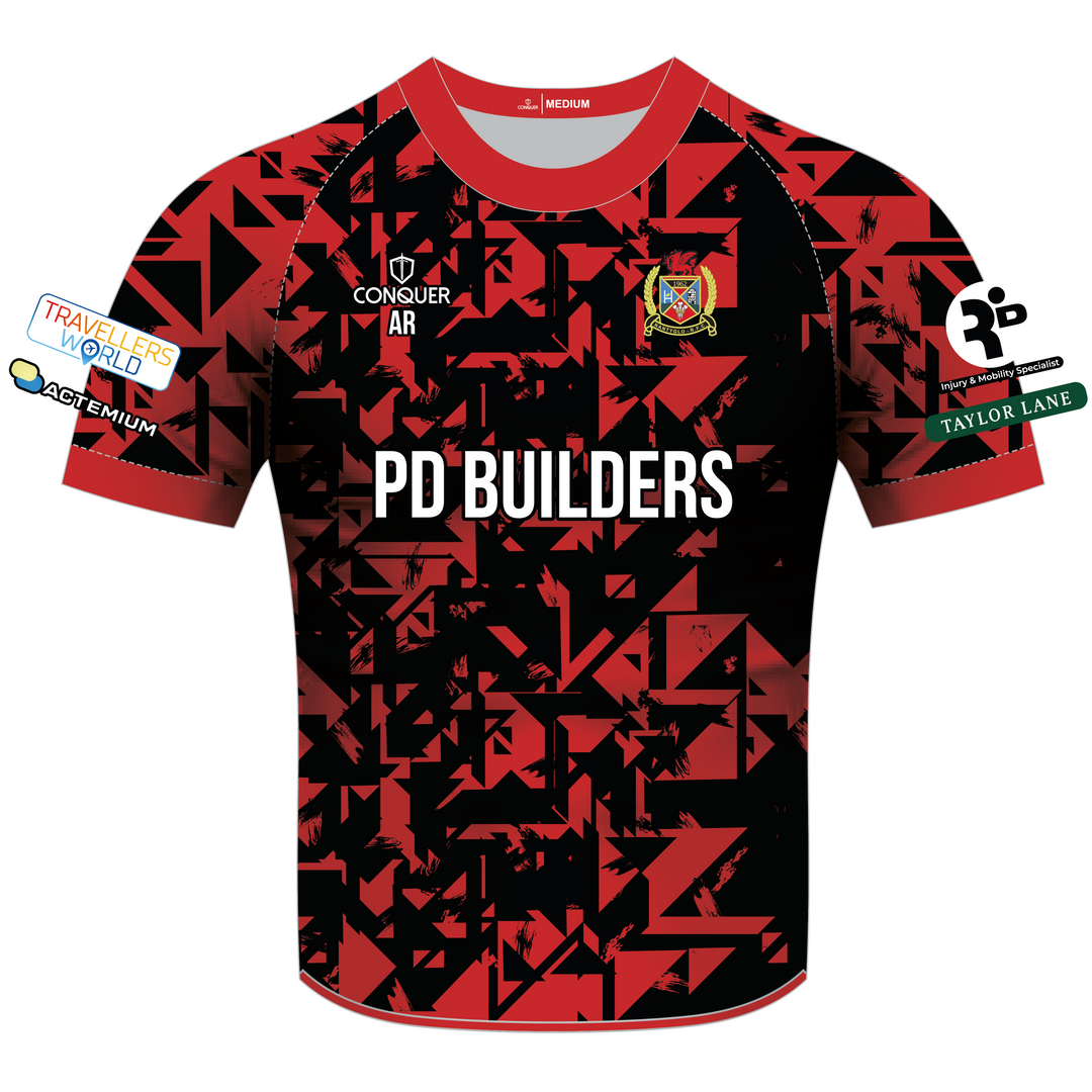 Nantyglo RFC Seniors Red Sublimated T-Shirt